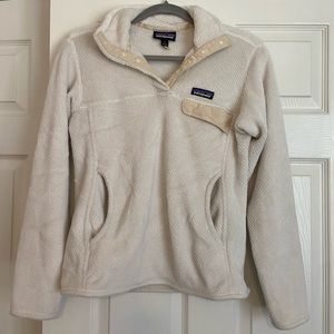 White Patagonia pullover